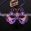 Fashion Colorful Pvc Butterfly Mask ,carnival Party Mask Venetian Masquerade Dress Mask