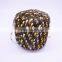 nylon / polyester Material and Hand Knitting Style fancy yarn for knitting scarf fancy yarn yarn hand knitting