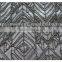Wholesale Trendy black mesh fabric with GUN METAL embroidery beads