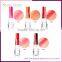 Tricolor Waterproof cosmetic lipstick with private label lipstick