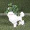 garden decorations stuffed lifelike poodle dog for sale