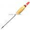 A4-16-19904923Balsa wood fishing floats 2.7cm*14.5cm reel fishing wholesale fishing tackle 1-4