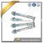Carbon steel Edage anchor bolt with hex nut ,washer