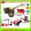 Weifang two wheel tractor low price for sale,farm hand tractor 12Hp diesel engine with lawn mower implement