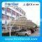White steel structure carport