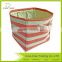 Store More / OEM Weaving Foldable Sundry Storage Bin With Cotton Rope Handle