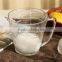 New glass measuring cup Embossed glass measuring cup