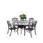 Sigma Outdoor Furniture Cast Aluminum Garden Dining Set Tables and Chairs
