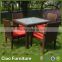 Outdoor rattan furniture table and chairs wicker dining set