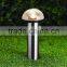 6pk Solar Crackle Ball Bollard Garden Stake Light