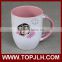 sublimation coated photo personalized coffee mug for guests