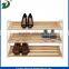 Natural Cheap Unfinished Wooden Shoerack