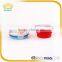 Colorful silicone collapsible disposable lunch box