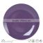 ceramic embossed plate new design solid colour minimalism style