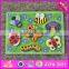 2016 new design educational insects toy wooden learning shapes for kids W14D019