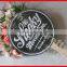 Customized paper fan with wood handle
