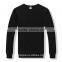High quality blank cotton fleece men's hoodies,wholesale plain crewneck sweatshirt