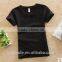 Customized manufactorying plain ladies short-sleeve T shirt