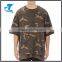 New Season green camouflage extra wide version loose short sleeved T-shirt
