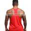 Blank Mens Gym Stringer, Fitted Gym Stringer Man