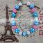 Spring bubblegum chunky bead necklace wholesale
