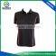 OEM 100% Combed Cotton Pique Black Color Women Polo T shirt with Embroidery Logo