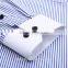 China Shirt Factory Competitive Price Oem Fashionable Perfect Quality Stripe Pattern Men's Dress Shirt With Long Sleeve