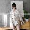 B22677A Korea fashion big pearl button Satin jacket women OL coat