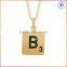 online shop china fashion jewelry FACTORY WHOLESALE price14k silver gold personalized name letter necklace
