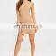 Nude Plunge Frill Sleeve Bodycon Dress in Mini Length 2017