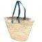 PU Leather Shoulder Straps Moroccan Straw Bag