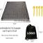 Brand LOGO Picnic Sandless Beach Mat Waterproof Folding Parachute Nylon Pocket Compact Outdoor Custom Beach Blanket