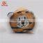 Mini cylinder-shaped 8cm plush keychain tiger toy