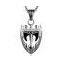 Retro Cross Stainless Steel Necklace Pendant