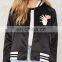 2016 Women Fashion Outwear Young Girl Embroidered Bomber Jackets Clothing for Teen