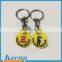 Promotional Supermarket Gift Trolley Token Hard Plastic Keychain