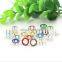 Hot sale colorful metal prong snap button