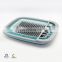 2018 Large Storage Collapsible Dish Drying Rack with Snap-on Drain Board
