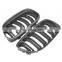 Replacement Matte Black Grille For Bmw E90/E91 Front Bumper Grill For E90/E91 3 Series 08-11 2 Slat Grille For Bmw E90/E91 08-11
