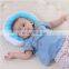 Feather silk floss Breathable baby flat head non-toxic custom cover memory baby pillow