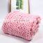 Super Large Soft Handmade Knitting Throw Blanket Big Chunky Yarn Knit Weighted Blankets for Couch Sofa Chair Home