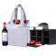 Factory direct sale holiday 3 liter red felt wine bags