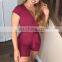 2020 Summer Streetwear Sleeveless Bodycon Solid Sport Romper Overalls Jumpsuits For Women