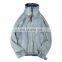OEM Turtle High Collar Oversized Loose fit Cuff Washed Men Street style Jean Denim Jacket