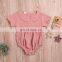 Baby Girl Doll Collar Romper Toddler Infant Summer Bodysuit Short Sleeve Jumpsuit