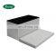 White PVC fabric comfortable soft storage ottoman fashion  bench for living room