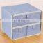 reatai 3 layer black organiser bra or socks storage box bathroom storage box
