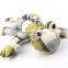 HQP-WJ101 HongQiang Pet Plush Toy Dog Squeaky Cotton and Linen Checked Cloth Pet Chew Toy