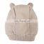 Wholesale rabbit ears autumn and winter knitted warm pet hat for large dog