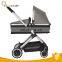 EN1888 luxury 4 wheels aluminum frame baby jogger with carseat
